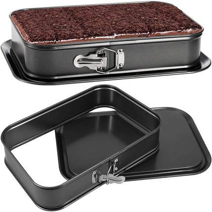 28CM Rectangular Non-Stick Springform Cake Tin Baking Tray