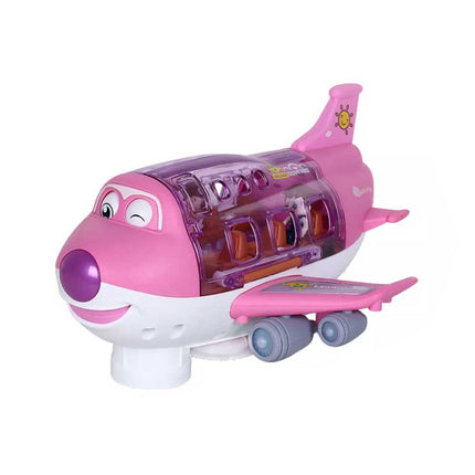 360° Rotating Electric Toy Plane with Sound & Light, Xmas Gift for Boys