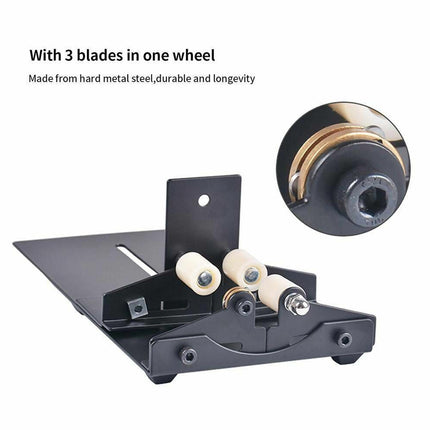 Adjustable Glass Bottle Cutter Kit with 5 Wheels Round Cutting Tool