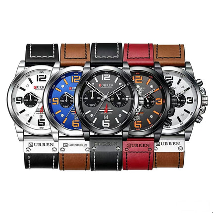 Men's Military Sport Silicone Watch with Calendar for Boys