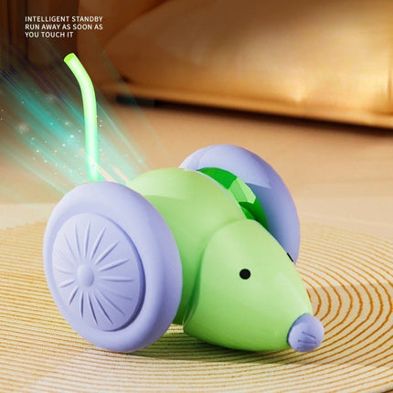 Interactive Cat Toy Electric Mouse Car Automatic Teaser for Kitten Pet Toys