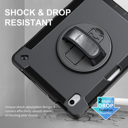 Rugged Shockproof Outdoor Case for iPad Air 13 M3 (2025) with Pencil Slot
