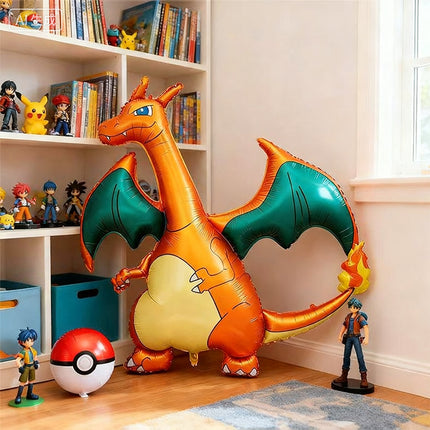 52" Giant Foil Dragon Balloon Kids Cartoon Party Birthday Decoration