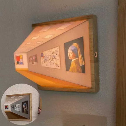 3D Visual USB Night Light, Eye-Catching 3D LED Effect for Desk, Ideal Gift