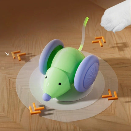 Interactive Cat Toy Electric Mouse Car Automatic Teaser for Kitten Pet Toys