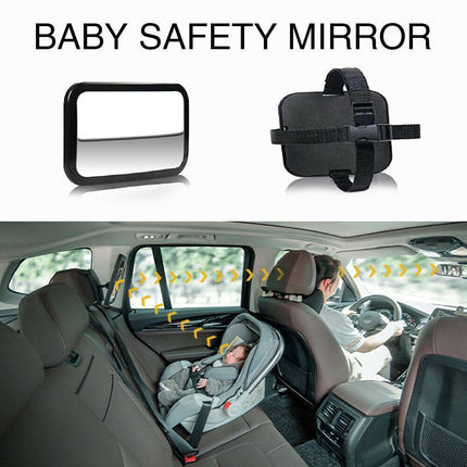 Wide-Angle Baby Car Seat Mirror – Safely Monitor Rear-Facing Infant & Toddler