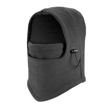 Winter Ski Warm Hood, Double Layer Thick Fleece Windproof Cap