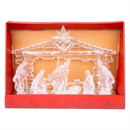 Light Up Nativity Scene Christmas Ornament Music Centerpiece Figures
