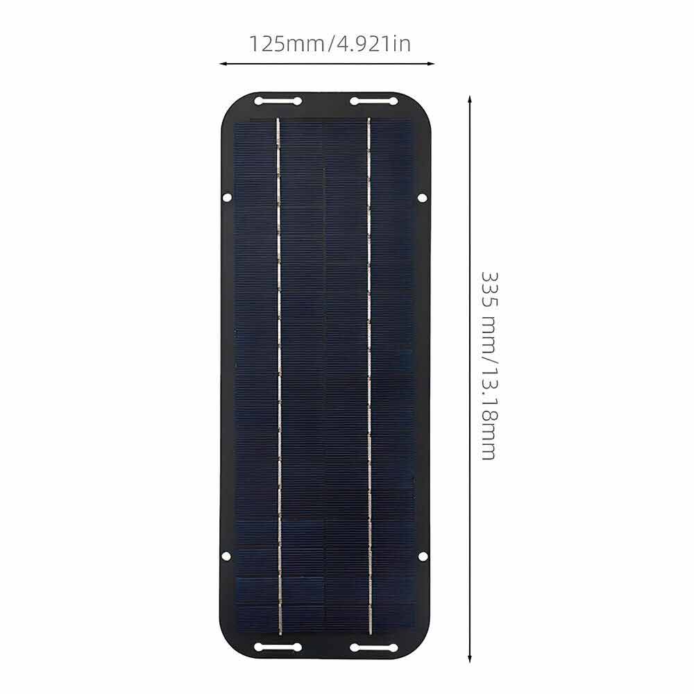 12V 30W Solar Battery Charger & Maintainer - Waterproof, Portable Power for Car, Boat, RV, Motorcycle