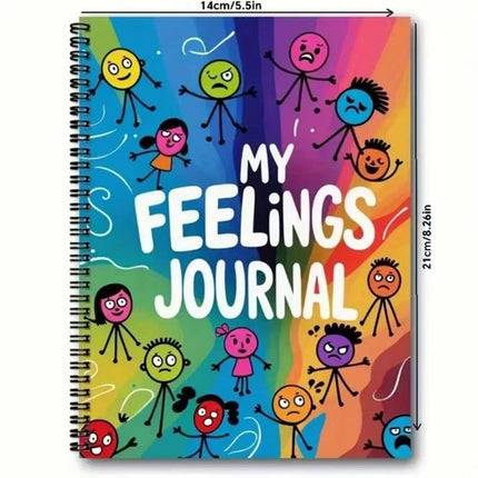 120 Pages Mental Health Journal – Mood Tracking & Feeling Diary for Emotional Wellness