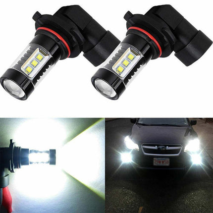 Ultra Bright 9006/HB4 LED Bulbs 2-Pack – 300% Brighter, Plug-and-Play for Headlights & Fog Lights