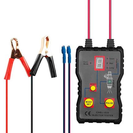 Universal Fuel Injector Tester Cleaner Tool Kit - 4 Pulse Mode Adapter for Car Truck Motorcycle