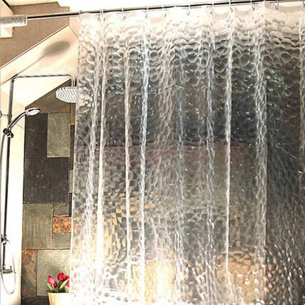 EVA Waterproof Mildew-Resistant Shower Curtain 180x200cm Bath Curtain