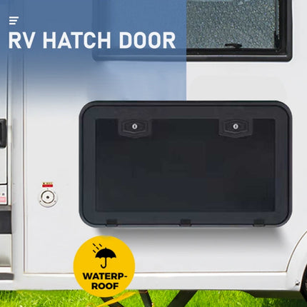 RV Storage Access Door - UV Stabilized Polypropylene, Multiple Sizes & Styles (Square/Rectangle/Rounded)