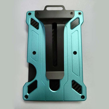 Aluminum RFID Card Holder Slim Credit ID Wallet Money Clip for Men