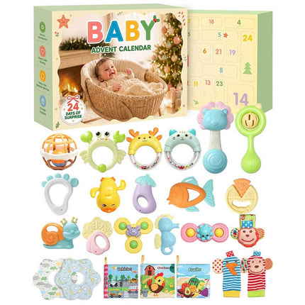 Baby Advent Calendar 2026 24-Day Infant Toy Christmas Countdown BPA Free