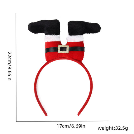 Christmas Elf Hat Headband Santa Legs Party Decoration Headwear