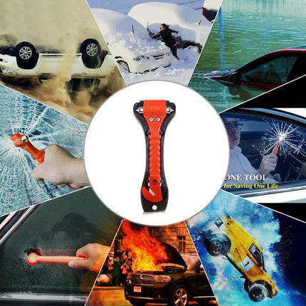 4X Car Emergency Escape Hammer Seatbelt Cutter Window Glass Breaker Tool