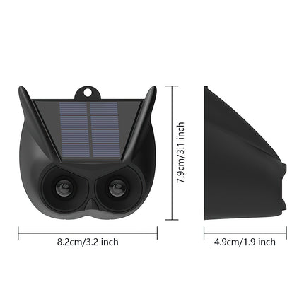 Solar Powered Animal Repeller Bird Cat Fox Dog Scarer Pest Control