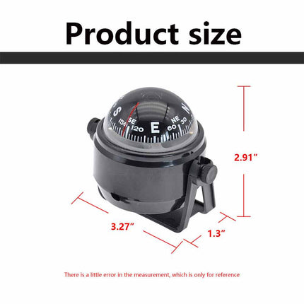 Marine Compass with Mount for Sail Ship Boat Car & Outdoor Navigation