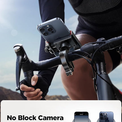 Bike Phone Mount Handlebar Holder for iPhone & Samsung 4.7-7" Phones