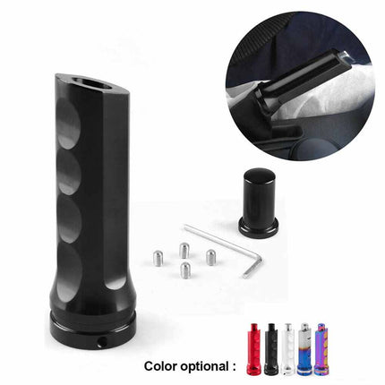 Universal Aluminum Alloy Car Handbrake Cover | Anti-Slip Grip Sleeve for Easy Installation & Style Upgrade