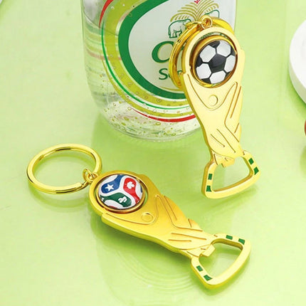 2PCS Mini 2026 FIFA World Cup Keychain Football Pendant Bottle Opener for Soccer Fans Gift