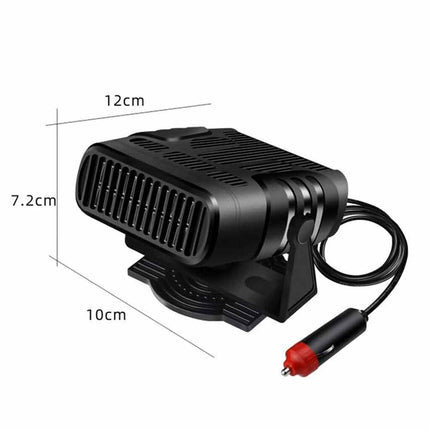 12V DC Portable Electric Car Heater Fan Defogger Defroster Demister