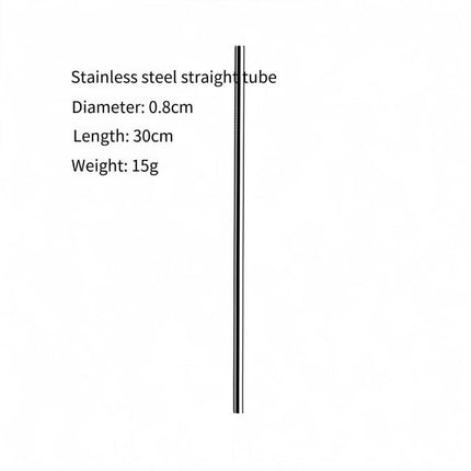 304SS Straw Set for 40oz Cup 3 Straight 3 Bent with 2 Brushes Boxed