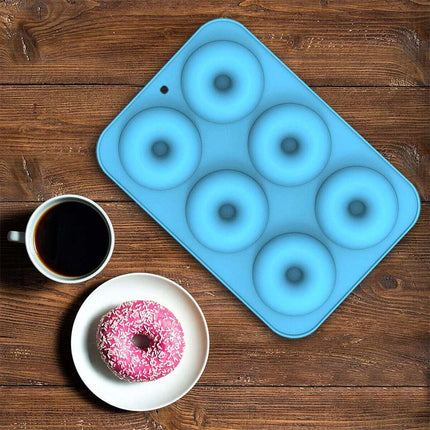 Silicone Donut Molds 3PCS, Non-Stick Baking Tray for Muffin, Chocolate, Cake, Cookie Doughnut