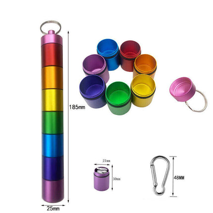 7-Day Pill Box Weekly Medicine Storage Organizer Dispenser Case