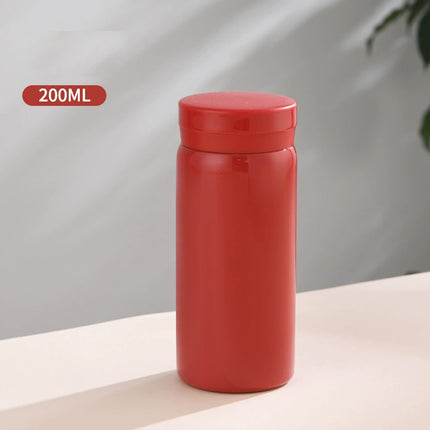 200ml Mini Vacuum Flask Stainless Steel Thermos for Coffee & Water