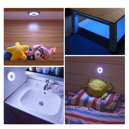 Magnetic USB Rechargeable LED Car Dome Light - Stick to Roof & Clip Visor, Portable Multi-Use Reading Lamp