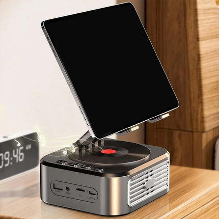 Adjustable Bluetooth Speaker Phone Stand with Speakers for Tablet