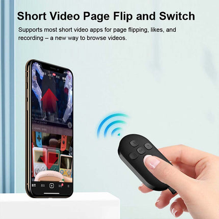 Universal Bluetooth Remote Control Shutter & Page Turner for Camera & Mobile