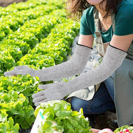 45cm Long Gardening Gloves, Scratch Proof for Hands & Arms Protection