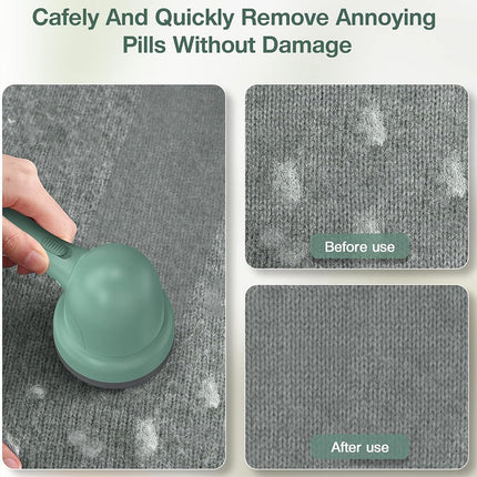 Portable Electric Lint Remover – USB Fabric Fuzz Shaver for Clothes & Debobbler