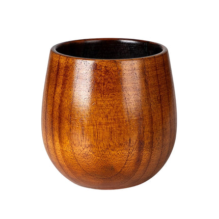 Handcrafted Charred Wooden Bourbon Glass 240ml Whiskey Cup