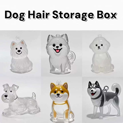 3Pcs Dog Fur Storage Keychain Hanging Puppy Hair Pendant DIY Keyring
