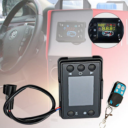 12V/24V Diesel Parking Heater Controller: LCD Switch + Remote Control for Truck, Van, RV Air Heater