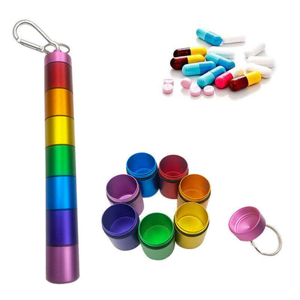 7-Day Pill Box Weekly Medicine Storage Organizer Dispenser Case