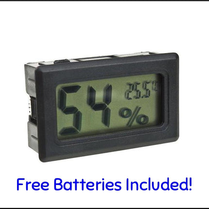 Waterproof Digital Thermometer Hygrometer Embedded Temp Humidity Monitor