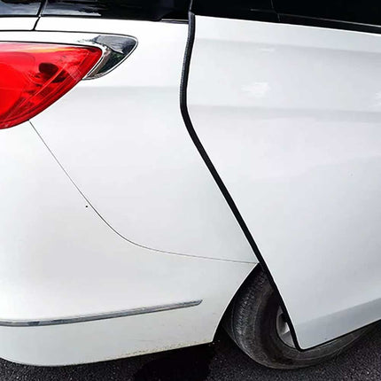 5M Black U-Shape Car Door Edge Guard | Rubber Seal Trim Protector Strip for Door Boot/Trunk