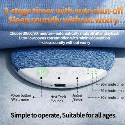 Portable Wireless Bluetooth Bone Conduction Speaker – Ultra-Slim Under Pillow Design for Sleeping & Relaxation
