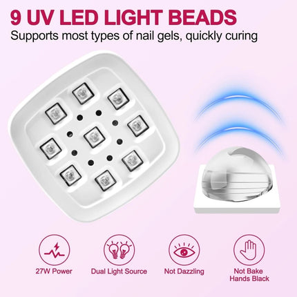 Professional UV LED Nail Lamp Gel Curing with USB