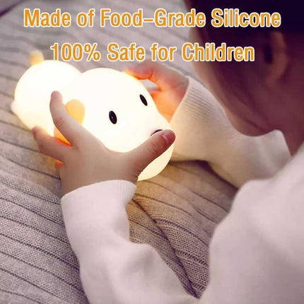 Rechargeable Cute Puppy Touch Night Light for Kids Gift