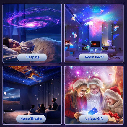 Galaxy Projector Planetarium Night Light for Bedroom Babies Kids Adults