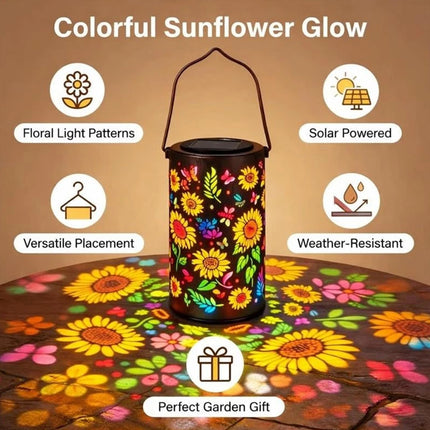 Solar Waterproof Hanging Lantern for Garden Patio Yard