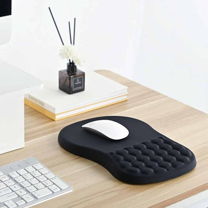 Ergonomic Gaming Mouse Pad with Massage Wrist Support Design
