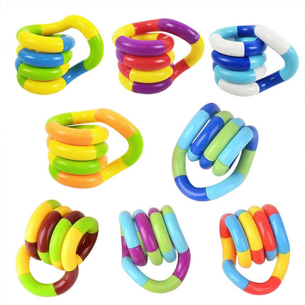 3Pcs Fidget String Tangle Toy Twist Sensory Aid for Stress & Anxiety Relief